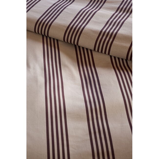 vtwonen Pure Stripe Naturel dekbedovertrek