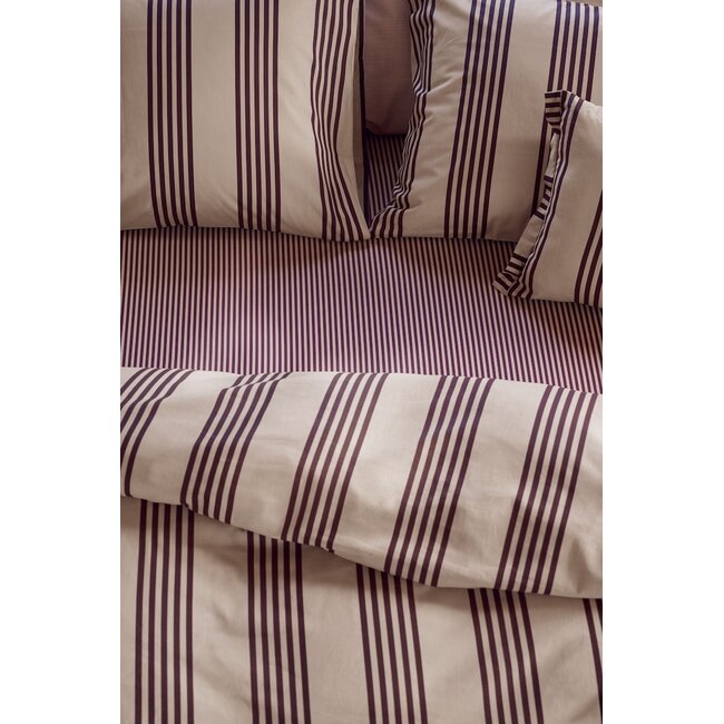 vtwonen Pure Stripe Naturel dekbedovertrek