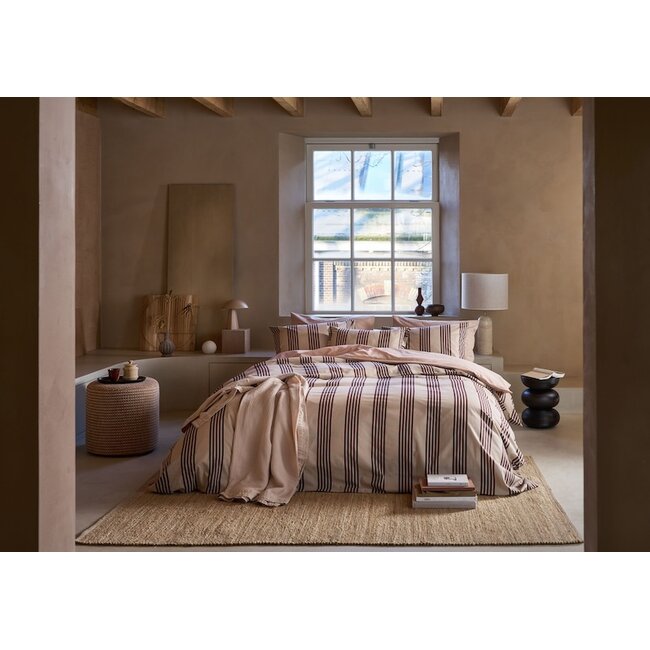 vtwonen Pure Stripe Naturel dekbedovertrek