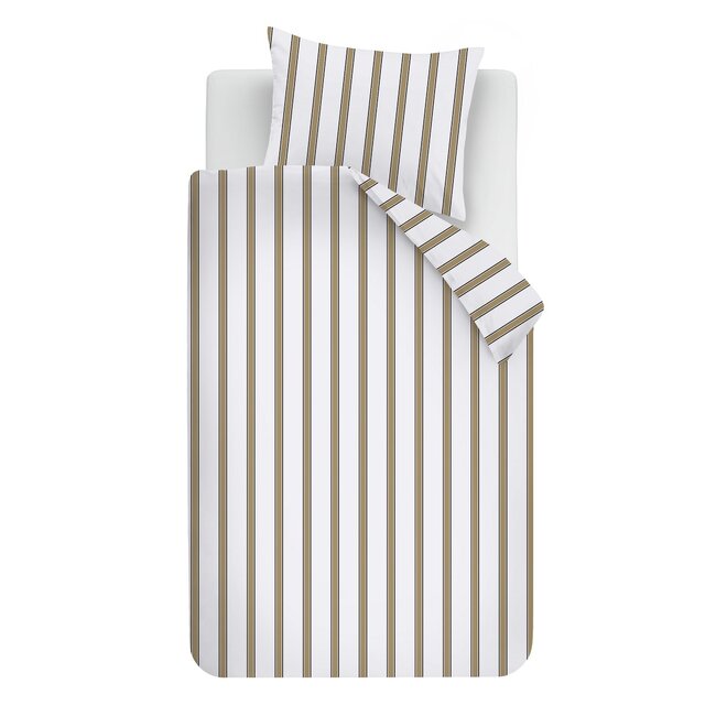 vtwonen Fun Stripe Zand dekbedovertrek