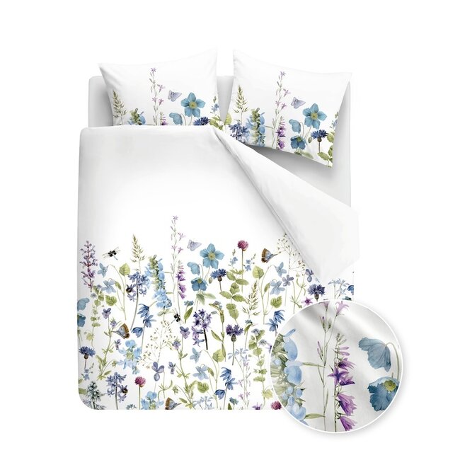 Marjolein Bastin Blue Garden Blauw dekbedovertrek