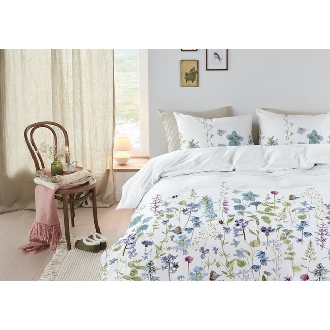 Marjolein Bastin Blue Garden Blauw dekbedovertrek