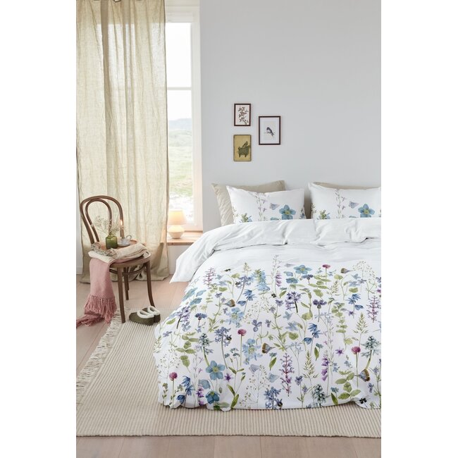 Marjolein Bastin Blue Garden Blauw dekbedovertrek