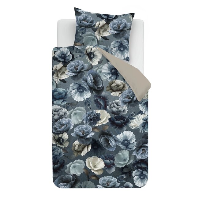 Kardol by Beddinghouse Papavero Blauw dekbedovertrek