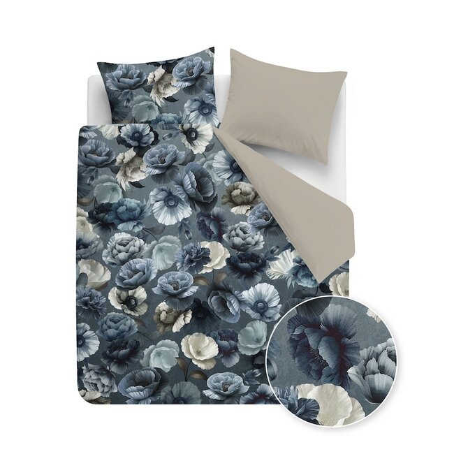 Kardol by Beddinghouse Papavero Blauw dekbedovertrek