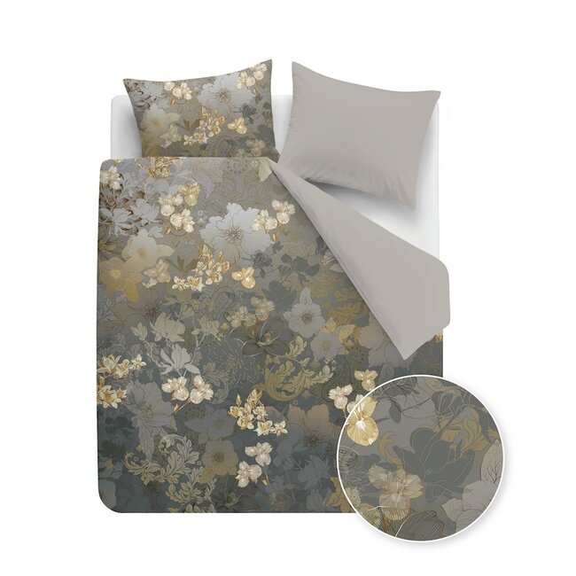 Kardol by Beddinghouse Flornatus Olive Green dekbedovertrek
