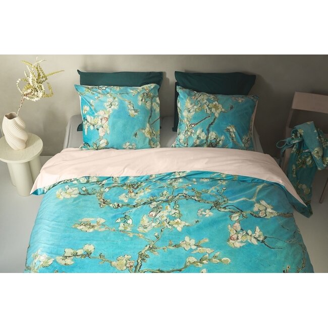 Beddinghouse x Van Gogh Museum Almond Blossom de Velours Blauw dekbedovertrek