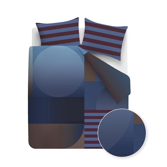 Beddinghouse Dutch Design Electric Avenue Blauw dekbedovertrek