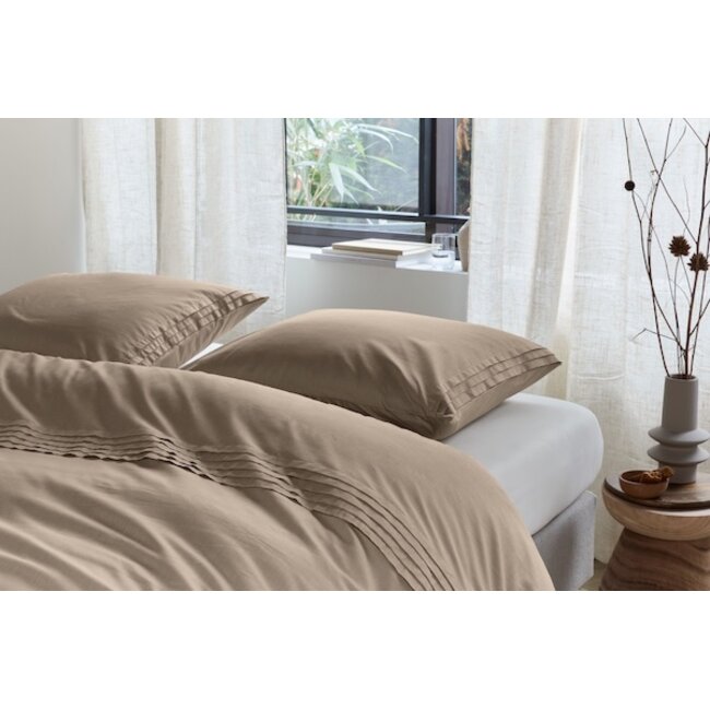 Beddinghouse Osiris Taupe dekbedovertrek