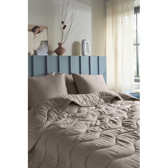Beddinghouse Cocoon Lazy wasbaar dekbed Taupe