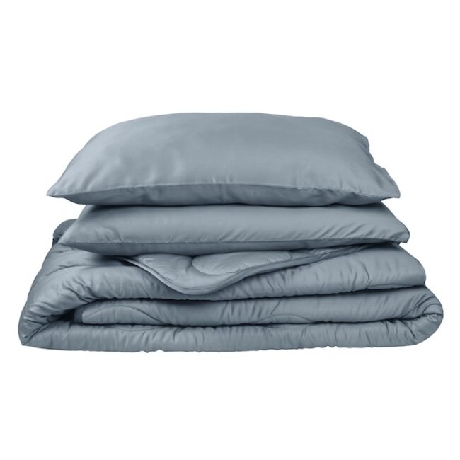 Beddinghouse Cocoon Lazy wasbaar dekbed Blauwgrijs
