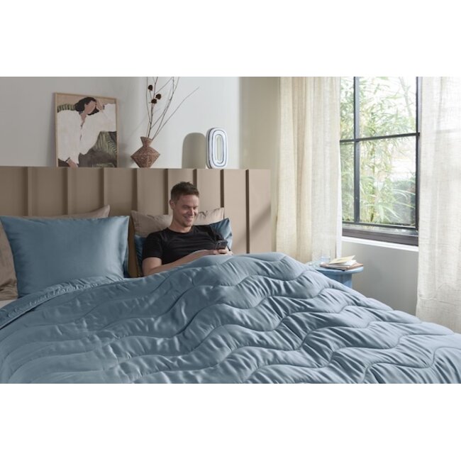 Beddinghouse Cocoon Lazy wasbaar dekbed Blauwgrijs