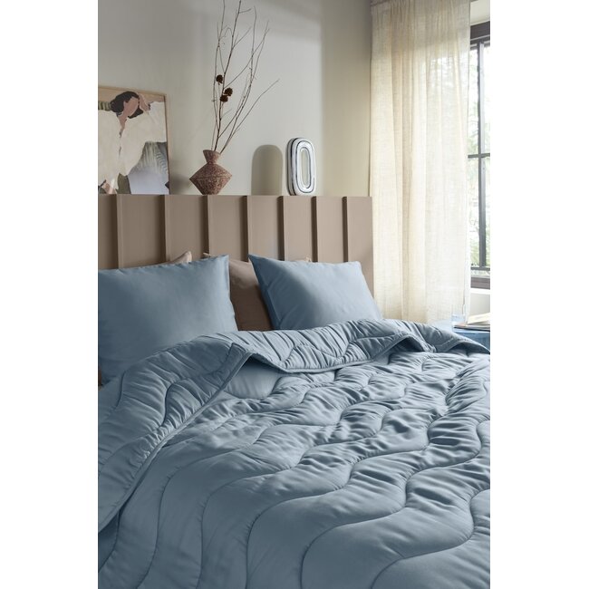 Beddinghouse Cocoon Lazy wasbaar dekbed Blauwgrijs