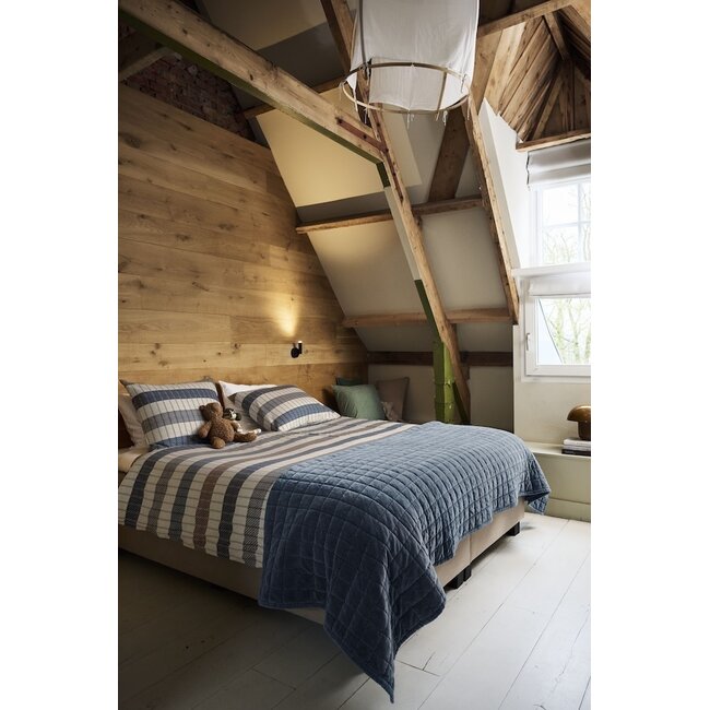 Beddinghouse Bo Blauw dekbedovertrek