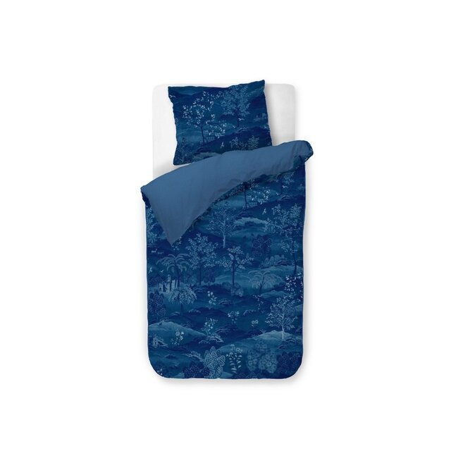 Pip Studio Sundara Wood Donkerblauw dekbedovertrek