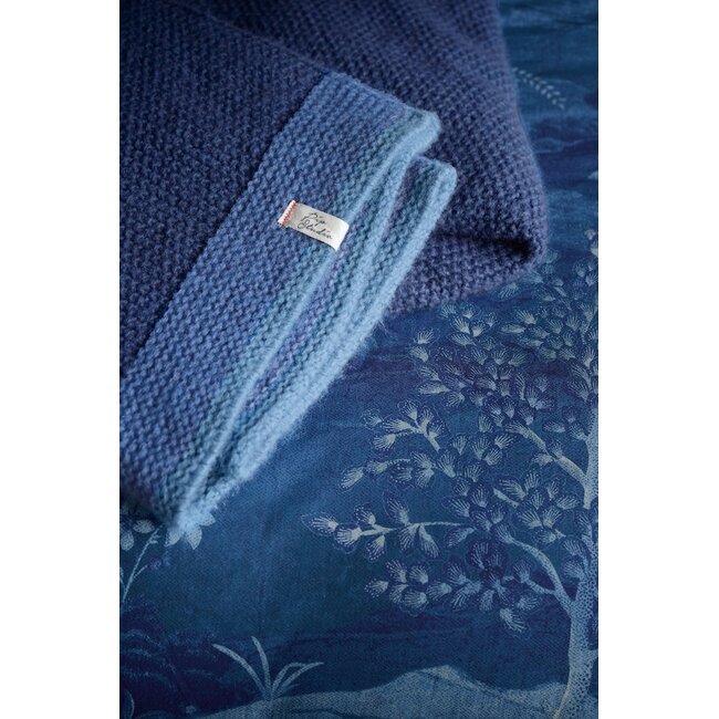 Pip Studio Sundara Wood Donkerblauw dekbedovertrek