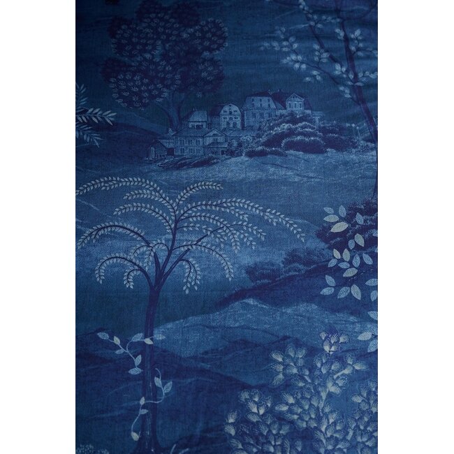 Pip Studio Sundara Wood Donkerblauw dekbedovertrek