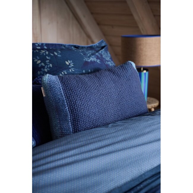 Pip Studio Sundara Wood Donkerblauw dekbedovertrek