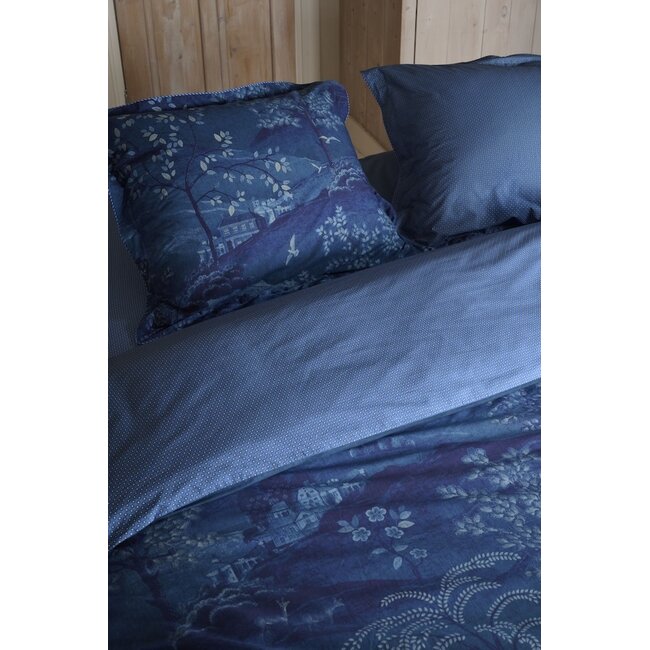 Pip Studio Sundara Wood Donkerblauw dekbedovertrek