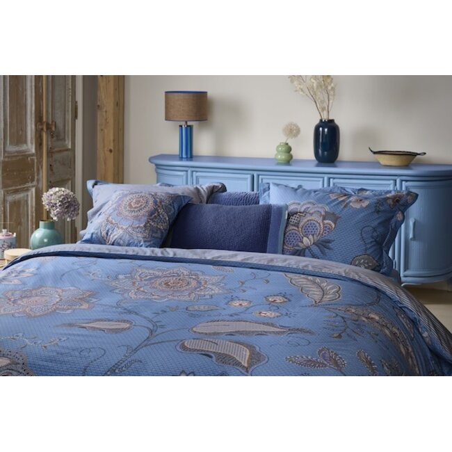 Pip Studio Mumbai Night Blauw dekbedovertrek