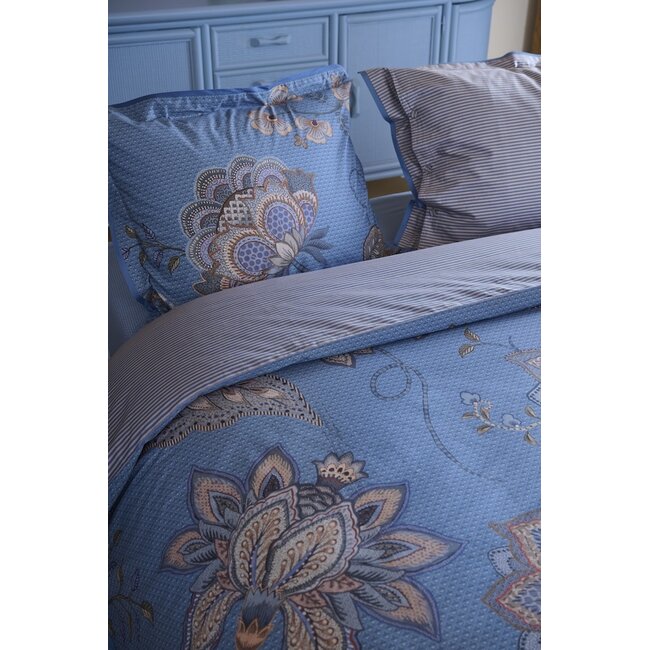 Pip Studio Mumbai Night Blauw dekbedovertrek