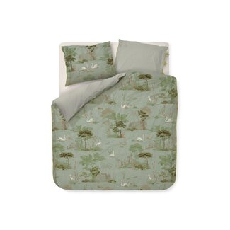 Pip Studio Pip Studio Darjeeling Days Groen dekbedovertrek