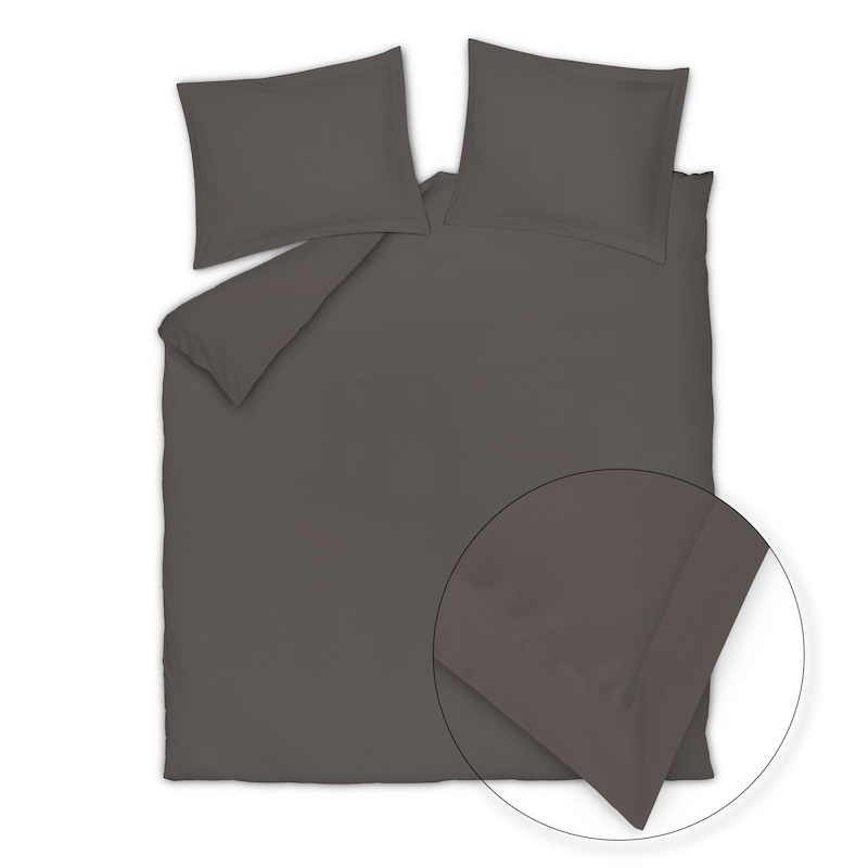 Vandyck Satin Bliss espresso dekbedovertrek