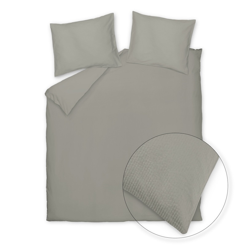 Vandyck Pure Flow smoke green dekbedovertrek
