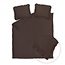 Vandyck Pure 83 Percale Ruffle dark truffle dekbedovertrek