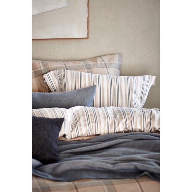 Vandyck Flanel Timber offwhite dekbedovertrek