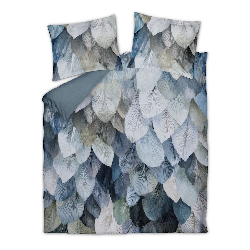 Vandyck Dawnpetal faded denim dekbedovertrek