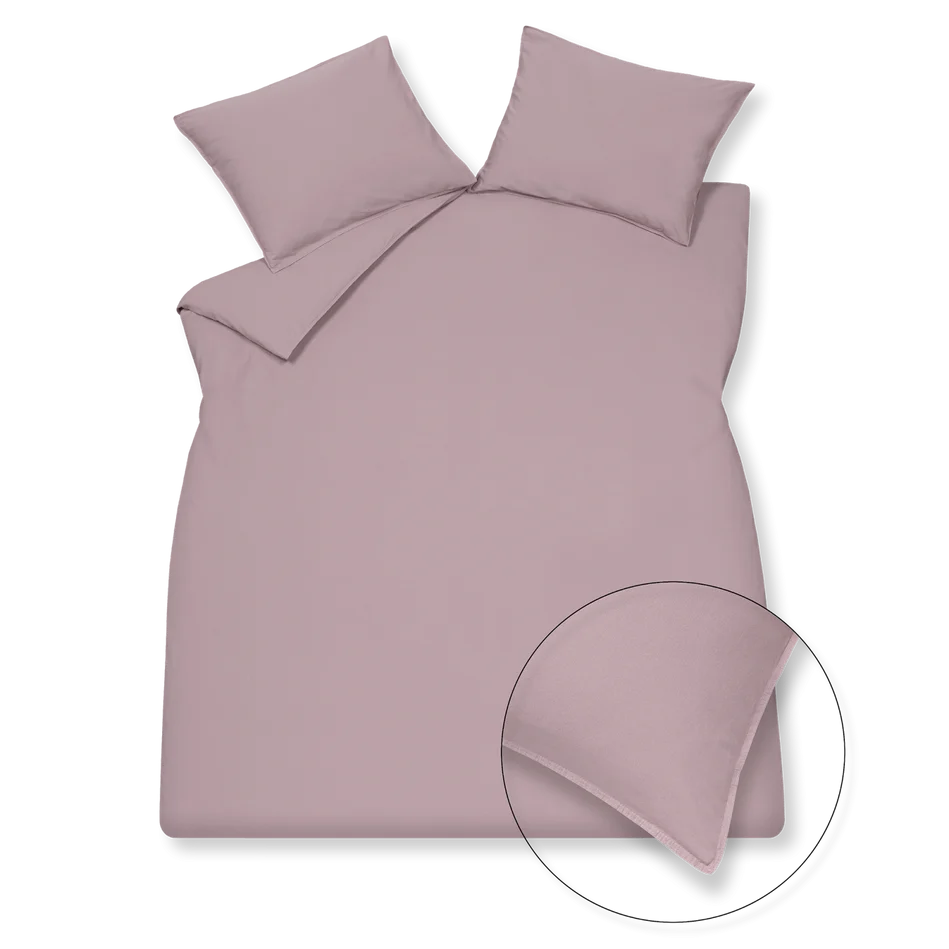 Vandyck washed cotton viola Dekbedovertrek