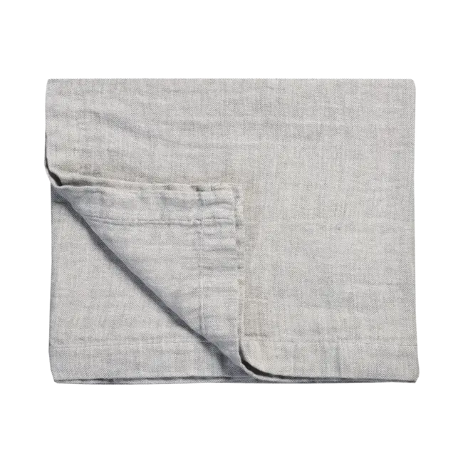Pure Yarn dyed bedsprei, grijs
