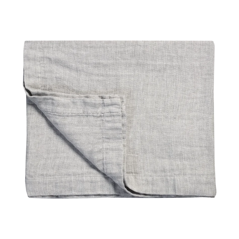 Vandyck Pure 22 Yarn dyed bedsprei grey 180x260