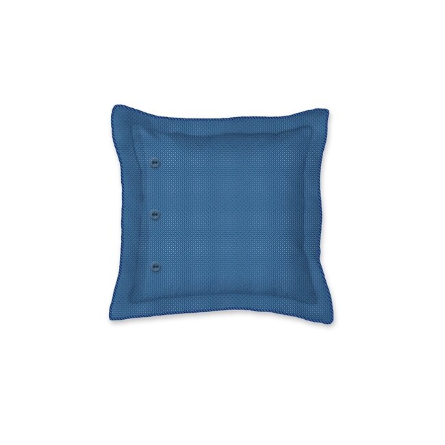 Pip Studio Sundara Wood Square Cushion Donkerblauw