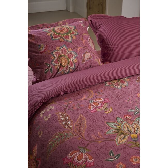 Pip Studio Mumbai Evening Donker roze kussensloop