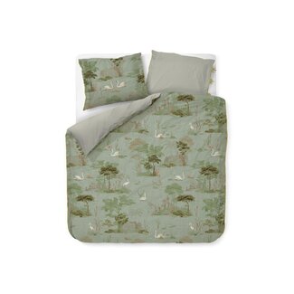 Pip Studio Pip Studio Darjeeling Days Groen kussensloop