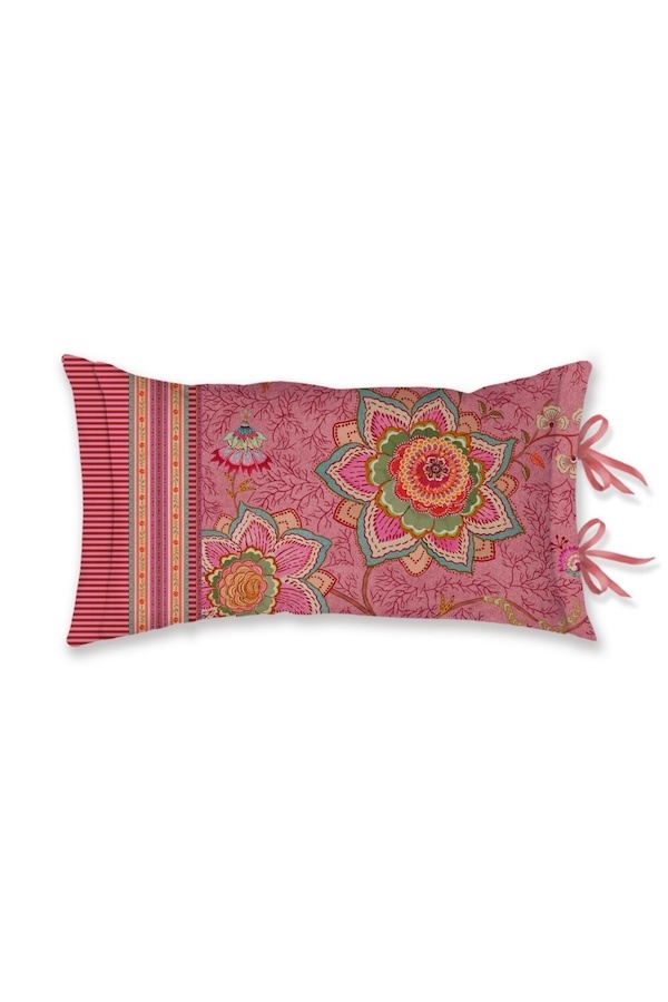 Pip Studio Mumbai Evening Cushion Donker roze