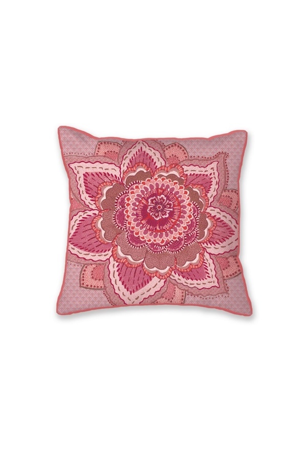 Pip Studio Mumbai Night Square Cushion Roze