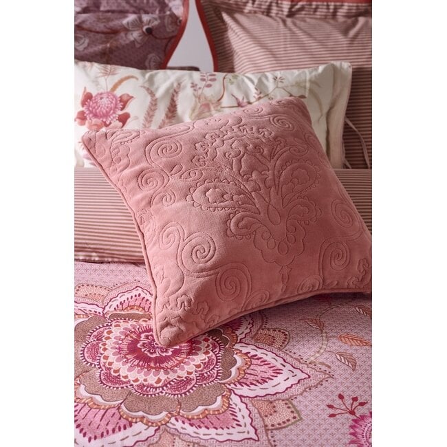 Pip Studio Quilty Pip Quilted Square Cushion Roze