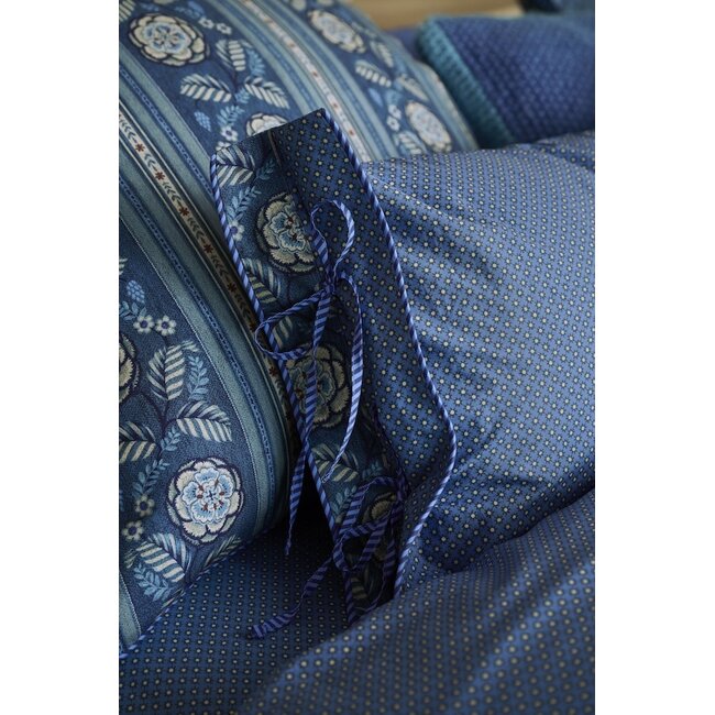 Pip Studio Rosa Rani Cushion Donkerblauw
