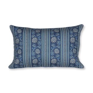 Pip Studio Pip Studio Rosa Rani Quilted Cushion Donkerblauw