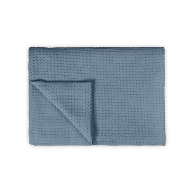 Home Pique faded Bedsprei, denim