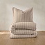 Auping Cotton stripe Beige dekbedovertrek