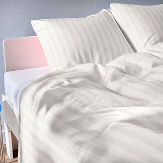 Auping Auping Cotton stripe White kussenslopen