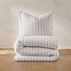 Auping Cotton stripe White kussenslopen