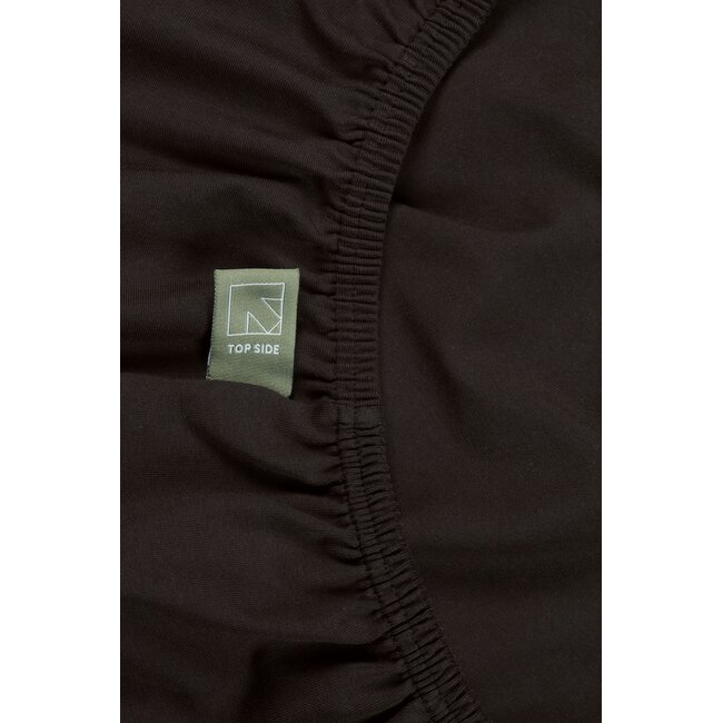 Jersey Super Stretch splittopper, zwart