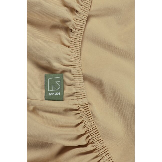 Jersey Super Stretch splittopper, zand