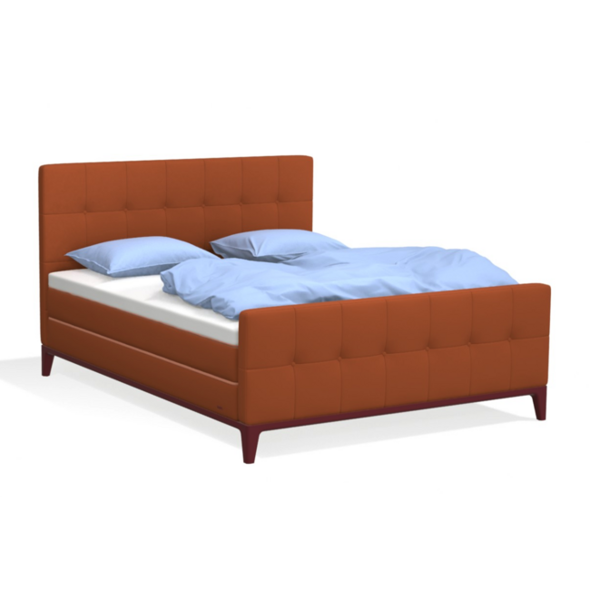 Auping boxspring Criade rood 180x210 Showmodel