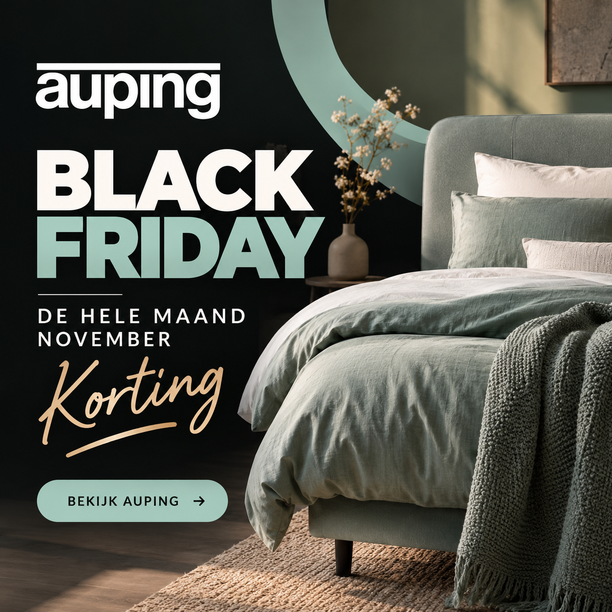 Auping Black Friday 2026 | Heel november korting!